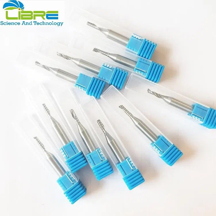 R204A Tungsten Carbide  Router Bit Drilling Milling Blade Untuk Bahan PP PE PET