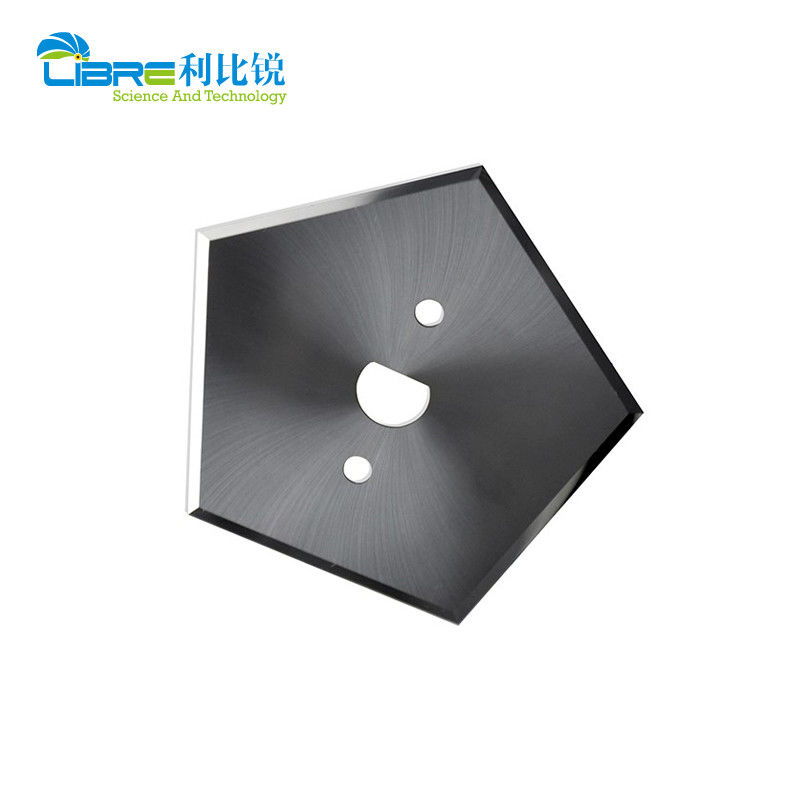 Pisau Pentagonal Karbida Tungsten HRA89 dengan 5 Sisi Potong Ganda untuk Pisau Slitter Industri 40.9mm