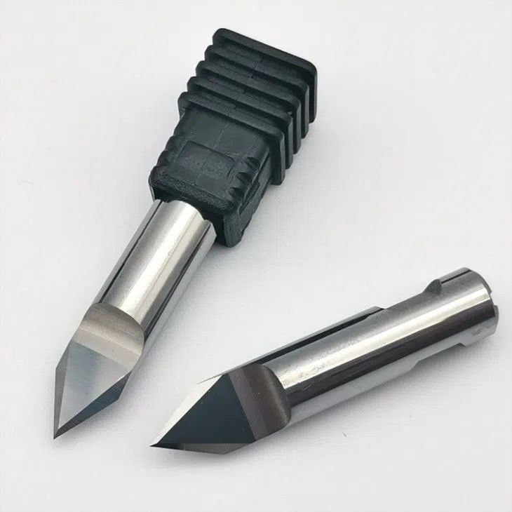 40mm Panjang  Cutting Blade Router Bit Untuk Bahan Fleksibel Kotak Karton Plastik PE PP
