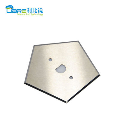 Pisau Pentagonal Karbida Tungsten 0.53mm dengan Bilah Slitter Industri Sisi Ganda 5 Tepi Potong