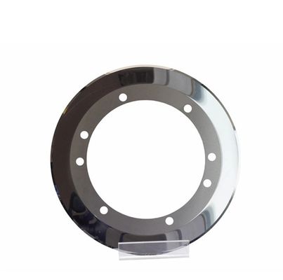 Hardmetal SKD11 H13 Round Cutting Slitter Razor Blades Untuk Kertas Karton Plastik PE PP