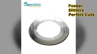Pemotongan Presisi Pisau Slitter Fosber Carbide